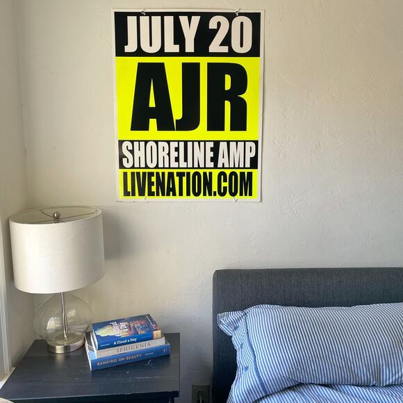 AJR Concert Promo Poster Shoreline July 20 2025 Wheatpaste Flyposting - Picture 1 of 7